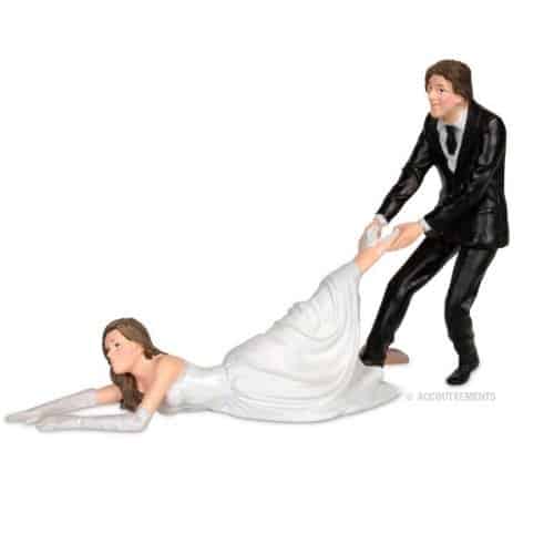 Reluctant-Bride-Wedding-Cake-Topper