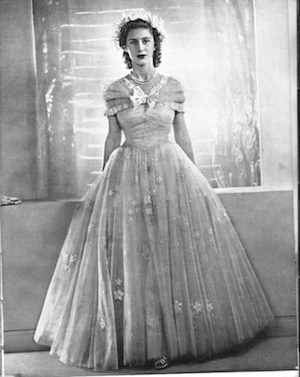 Norman hartnell bridesmaid dress