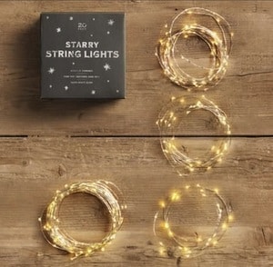 starry string lights